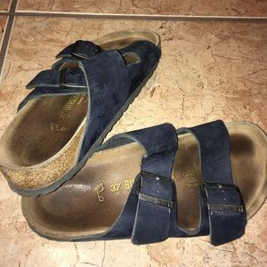 MUST GO Navy blue BIRKENSTOCKS